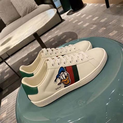 gucci disney sneakers womens|gucci duck flash shoes.